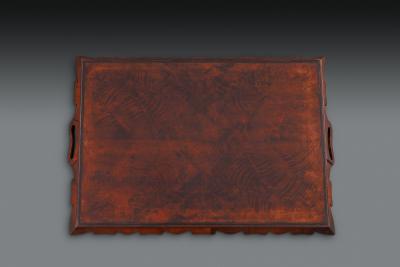 Fine and Very Rare George III Yew Wood Tray