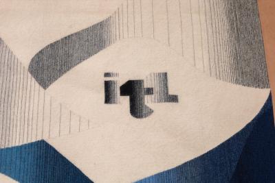 Fine mid century French designer wool tapestry 410 x 64 