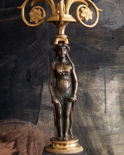 Fine pair of 18th century Gustavian candelabras