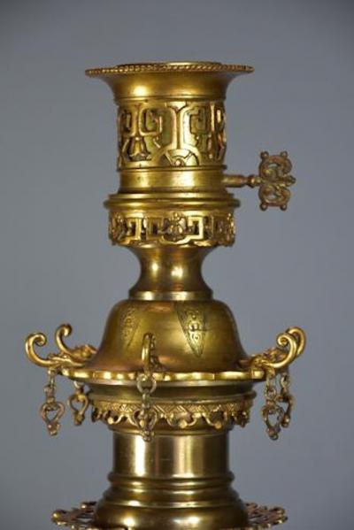 Fine quality French Japonisme style bronze incense burner set
