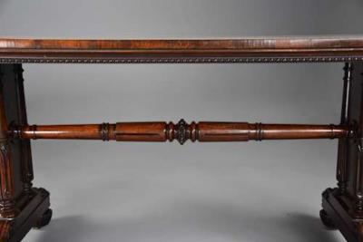 Fine quality William IVth rosewood centre or writing table