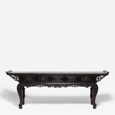 Finely Carved Five Drawer Altar