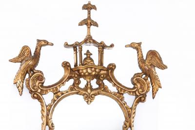 Finely Carved Giltwood Framed Hanging Wall Mirror