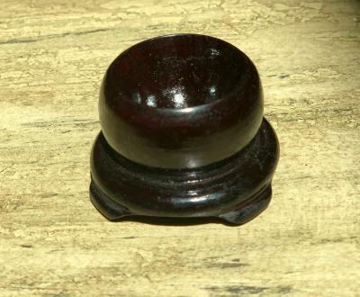 Finely Carved Japanese Okimono on Stand