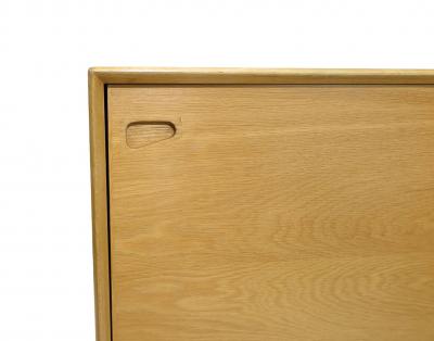 Finely Restored Danish White Oak Credenza Sideboard