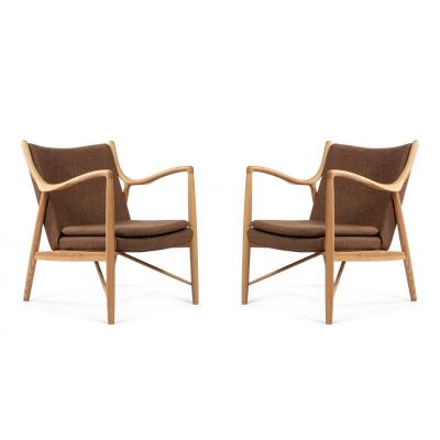 Finn Juhl American Ash Wood Open Arm Chair