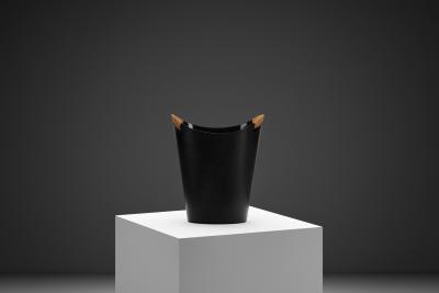Finn Juhl Basket with Wicker Handles by Finn Juhl Grethe Kornerup Bang Denmark 1950s