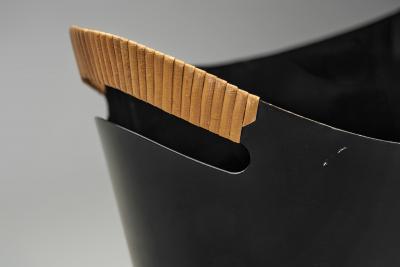 Finn Juhl Basket with Wicker Handles by Finn Juhl Grethe Kornerup Bang Denmark 1950s
