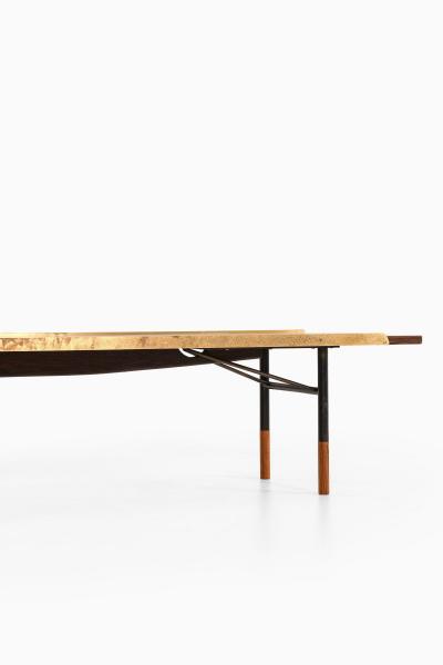 Finn Juhl Bench in Brass and Rosewood by Finn Juhl 1953