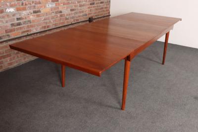 Finn Juhl Danish Solid Teak Extension Dining Table by Finn Juhl for France Daverkosen