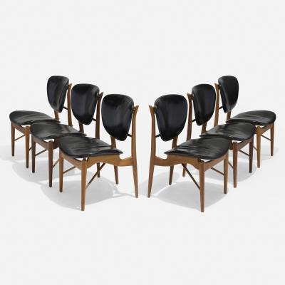 Finn Juhl Finn Juhl Dining Chairs Model 402 1 2 set of six