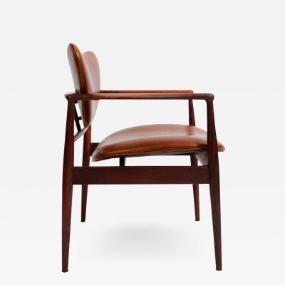 Finn Juhl Finn Juhl Model 48 Walnut Arm Chair Early Baker Production model 400 1 2
