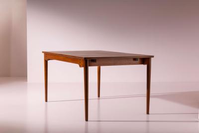 Finn Juhl Finn Juhl Model B065 teak extendable dining table for Bovirke Denmark 1950s