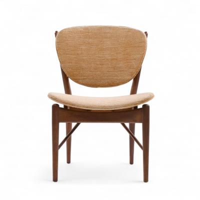 Finn Juhl Finn Juhl for Baker Model 51 Mid Century Walnut Dining Chairs Set of 4