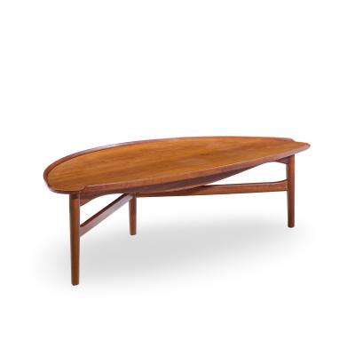 Finn Juhl Finn Juhl for Baker Model 521 Mid Century Danish Teak Coffee Table