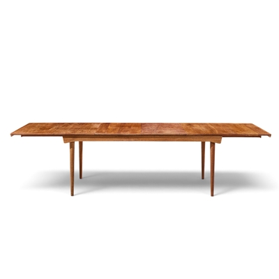 Finn Juhl Finn Juhl for France S n FD510 Expanding Teak Dining Table with 2 Leaves