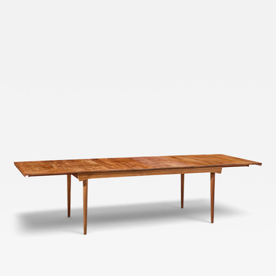 Finn Juhl Finn Juhl for France S n FD510 Expanding Teak Dining Table with 2 Leaves