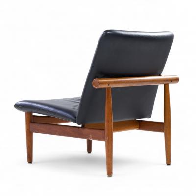 Finn Juhl Finn Juhl for France and Sons FD137 Danish Teak Japan Lounge Chairs Pair