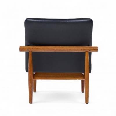Finn Juhl Finn Juhl for France and Sons FD137 Danish Teak Japan Lounge Chairs Pair