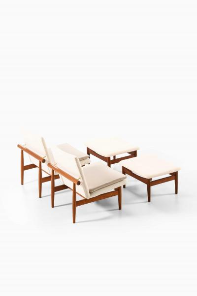 Finn Juhl Japan Easy Chairs Model FD 137 Designed by Finn Juhl 1950s