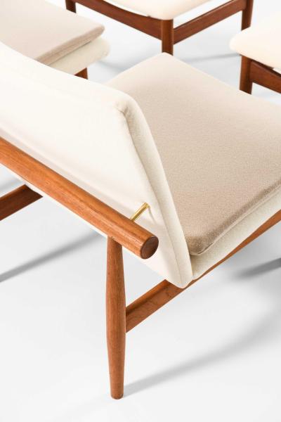 Finn Juhl Japan Easy Chairs Model FD 137 Designed by Finn Juhl 1950s