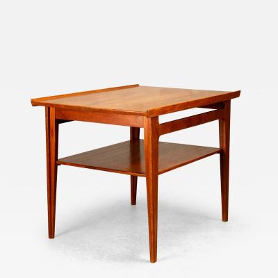 Finn Juhl Model 535 Solid Teak Side Table by Finn Juhl Denmark 1950s