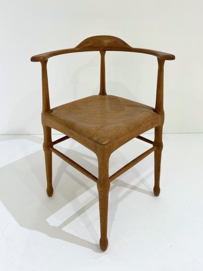 Finn Juhl Model of Danish Corner Chair in the Manner of Finn Juhl