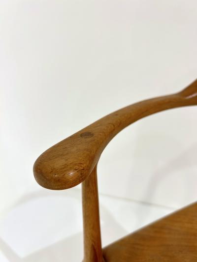 Finn Juhl Model of Danish Corner Chair in the Manner of Finn Juhl