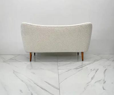 Finn Juhl Rare Finn Juhl Bovirke BO64 Sofa in Fine Belgian Two Toned Boucle