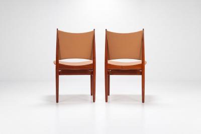 Finn Juhl Set of Six Finn Juhl Egyptian Chairs for Niels Vodder Denmark 1949
