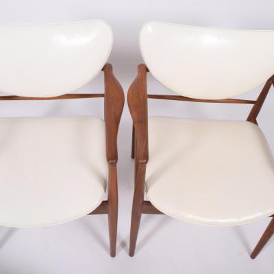 Finn Juhl Set of four Finn Juhl Arm Chairs Design in 1948 Priced per piece