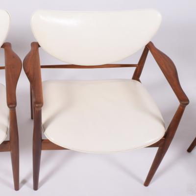 Finn Juhl Set of four Finn Juhl Arm Chairs Design in 1948 Priced per piece