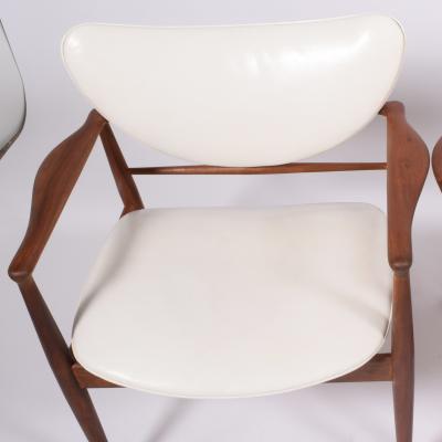 Finn Juhl Set of four Finn Juhl Arm Chairs Design in 1948 Priced per piece