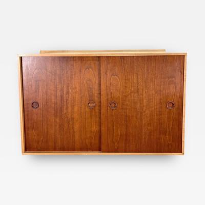 Finn Juhl Wall Mounted Cabinet Console by Finn Juhl for Baker Teak and Maple