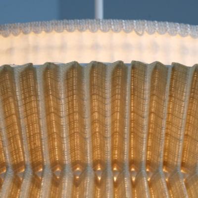 Finnish Mid Century Modern Ceiling Pendant with Stunning Paper Shade 1950s