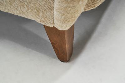 Finnish Mid Century Upholstered Armchair Finland ca 1950s