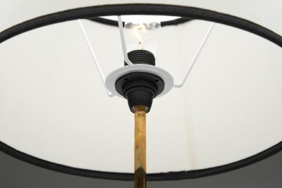 Finnish Modern Brass Table Lamp by Precenta Oy Finland 1950s