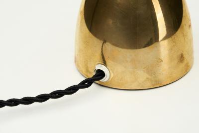 Finnish Modern Brass Table Lamp by Precenta Oy Finland 1950s