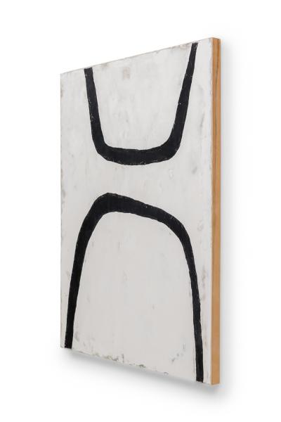 Fino Prydz Fino Prydz Norwegian Contemporary Abstract with Black Lines Untitled
