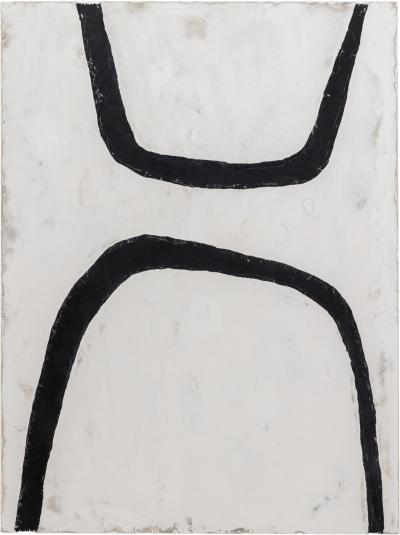 Fino Prydz Fino Prydz Norwegian Contemporary Abstract with Black Lines Untitled