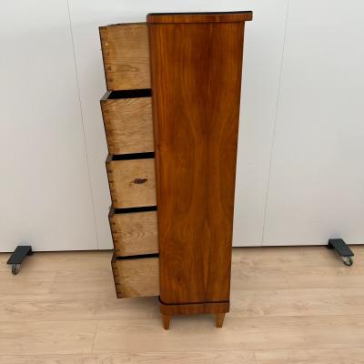 Five Drawer Biedermeier Chiffonier Cherry Veneer South Germany circa 1820