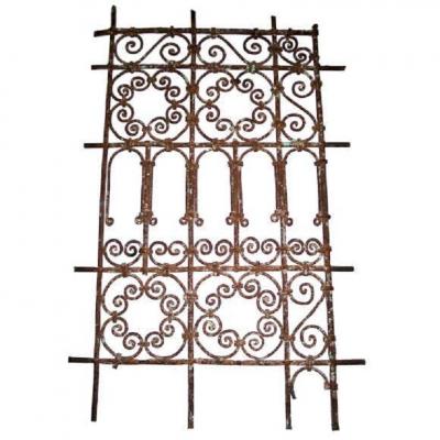 Five Islamic Wrought Iron Wall Decorations or Sculptures