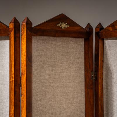 Five Panel Screen in the Empire Style 19th Century