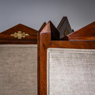 Five Panel Screen in the Empire Style 19th Century