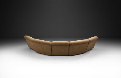 Five Piece Modular Sofa in Beige Upholstery Europe Mid 20th Century