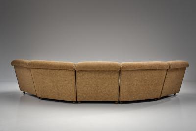 Five Piece Modular Sofa in Beige Upholstery Europe Mid 20th Century