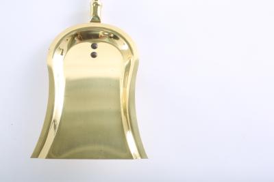 Five Piece Solid Brass Fireplace Tool Set