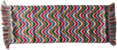 Flame stitch panel Europe 20th century