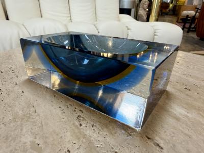 Flavio Poli Flavio Poli Murano Glass Ashtray Italy 1960s