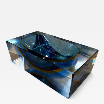 Flavio Poli Flavio Poli Murano Glass Ashtray Italy 1960s